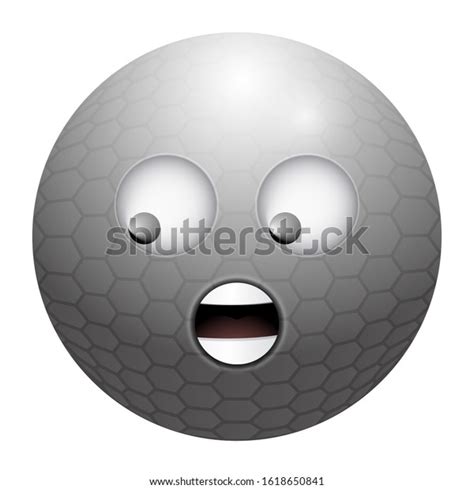 Isolated Emoji Golf Ball Vector Illustration Stock Vector (Royalty Free ...