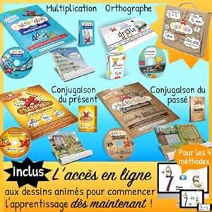 Multimalin Pack Complet Tables De Multiplication Conjugaison Du