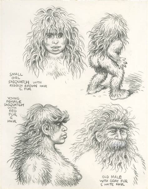 Female Bigfoot Character Design 1987 Wb Bigfoot Art Robert Crumb