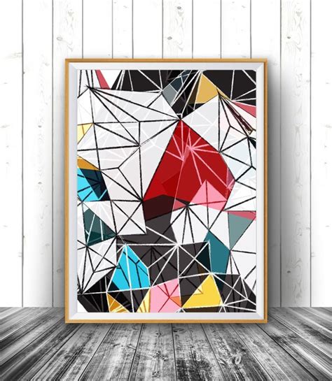 Printable Art Abstract Art Print Geometric Print by OhFinale