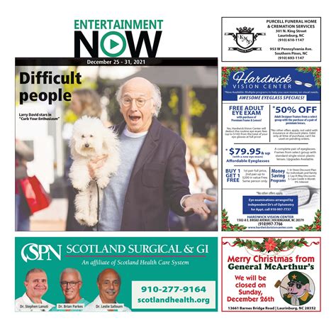 TV Week ~ December 25, 2021 | Richmond County Daily Journal