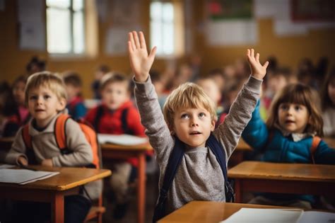 Premium Photo | School children in a classroom