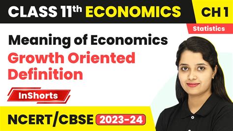 Meaning Of Economics Growth Oriented Definition Class Economics