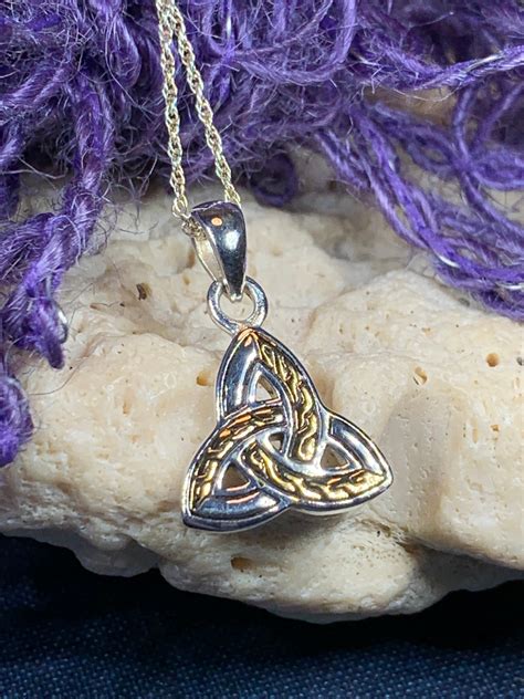 Trinity Knot Necklace Celtic Necklace Celtic Knot Pendant Friendship