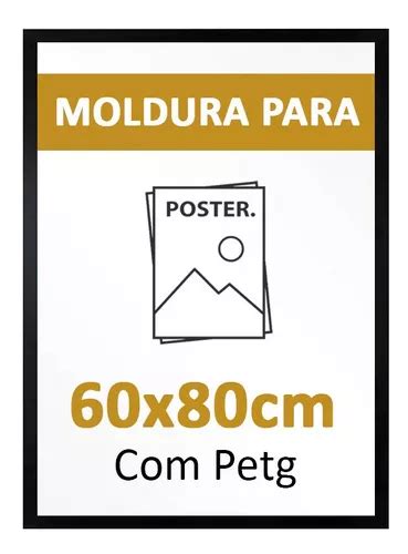 Moldura X Cm Para Quadro Arte Imagem Prote O Petg