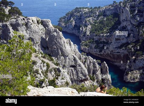 Calanque D En Vau Cassis Calanque Nationalpark Calanques Massif Des