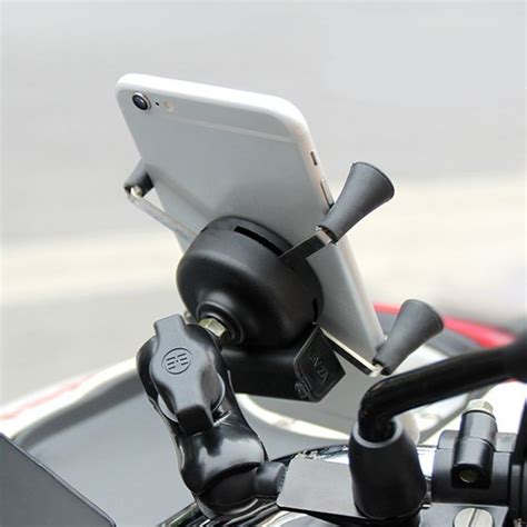 Suporte E Carregador Usb Celular Gps Moto Fixa No Retrovisor Mercado