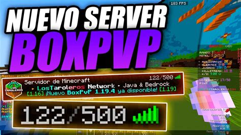 Nuevo Servidor Boxpvp Para Minecraft Pe Y Java Youtube