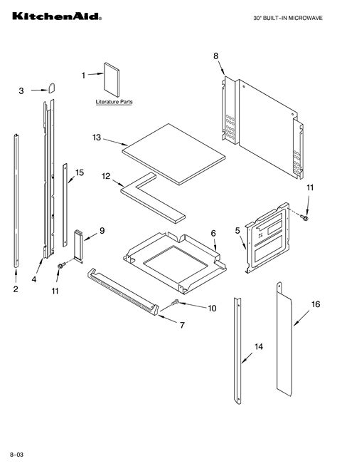 Kitchenaid Microwave Repair Parts Besto Blog