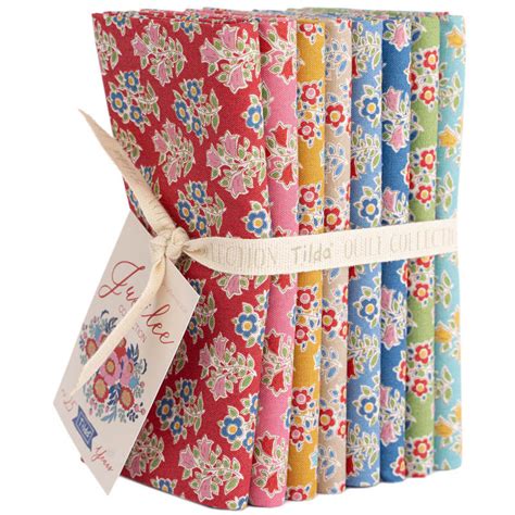 Tilda Fat Quarters Farm Flowers Telas Tricotela