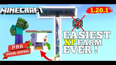 Minecraft EASY MOB XP FARM TUTORIAL 1 20 Without Mob Spawner