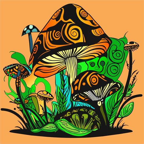 Secretos Del País De Las Maravillas De Los Hongos Arte Textil Bohemio Y Serenata Del Caracol