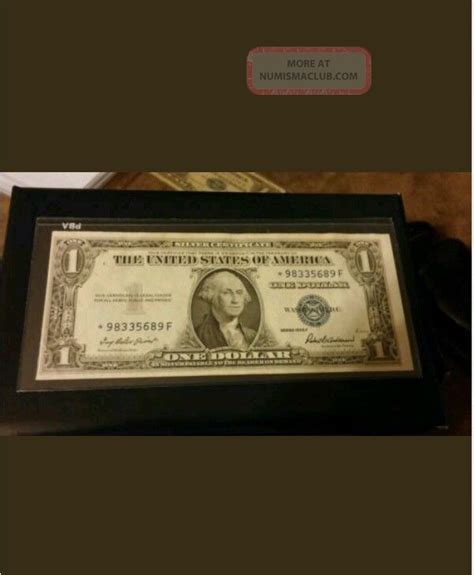 Error Paper Money F Silver Certificate Star Miscut