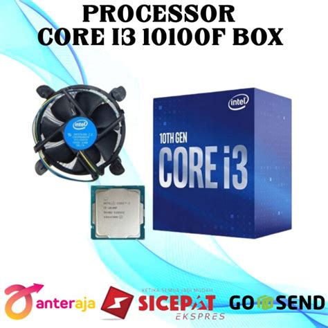 Jual PROCESSOR INTEL CORE I3 10100F BOX LGA 1200 RESMI Shopee Indonesia