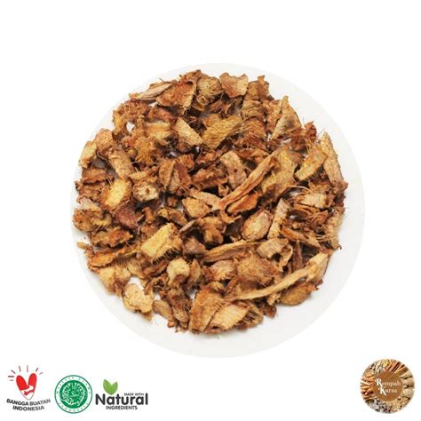 Jual Jahe Kering Cacah Dried Ginger Flakes Tisane Teh Herbal 50