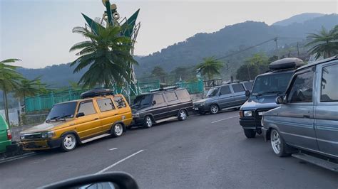 Lautan Kijang Super Camping Di Rest Area Gunung Mas Pake Si Bongsor