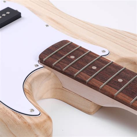 DIY Bass Guitar Kit Build Your Own Electric Bass With Paulownia Body