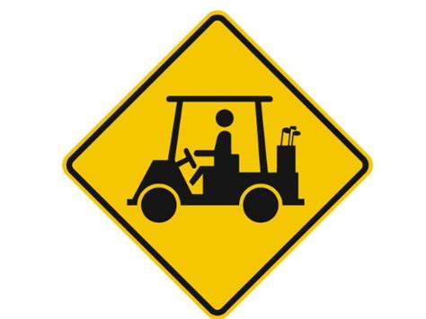 Ntsigns W Dg X X Dg Golf Cart Crossing Signs