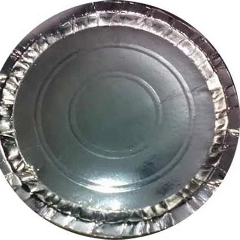 9 Inch Silver Paper Disposable Plate At Rs 120 Piece Disposable Plate