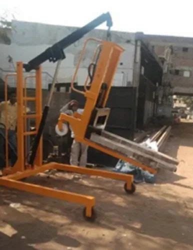 Kunj Hydraulic Mobile Floor Crane At Rs 45000 In Ahmedabad ID