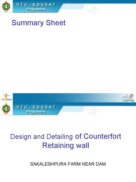 Retaining Wall Counterfort DESIGN-BKS | PDF | Mechanical Engineering ...