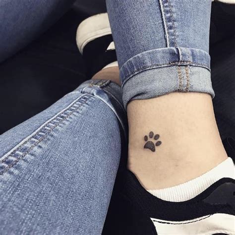 paw-print-ankle-tattoo-ferajna_tattoo | Be Trendsetter