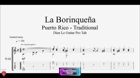 Puerto Rico Traditional Music La Borinque A With Guitar Tutorial Free