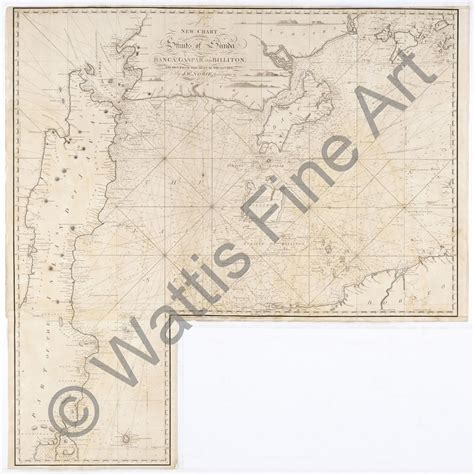 Wattis Fine Art Gallery Maps New Chart Of The Straits Of Sunda