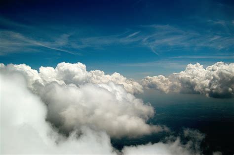 White Clouds, Blue Skies over Texas