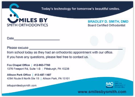 Orthodontic Referral Notepads Pads And Referral Letters