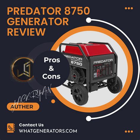 Predator 8750 Inverter Generator Review with pros and cons