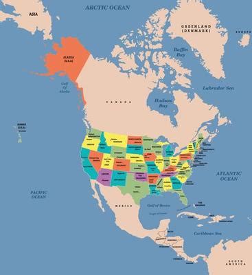 North America Map States Vector Art, Icons, and Graphics for Free Download