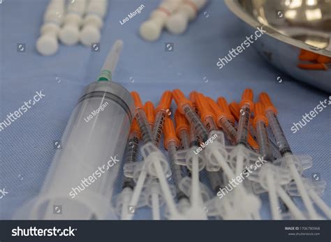 Hair Transplantation Process Pulling Hair Follicles Stock Photo