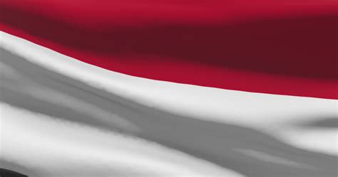 Indonesia Flag Waving Closeup National Symbol Of Country Background