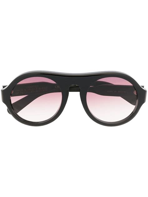 Chloé Pilot Frame Gradient Lens Sunglasses Editorialist