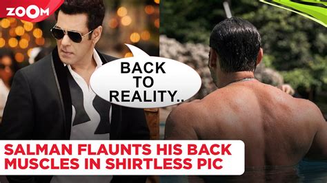 Salman Khan Flaunts His Back Muscles In Shirtless Pool Picture