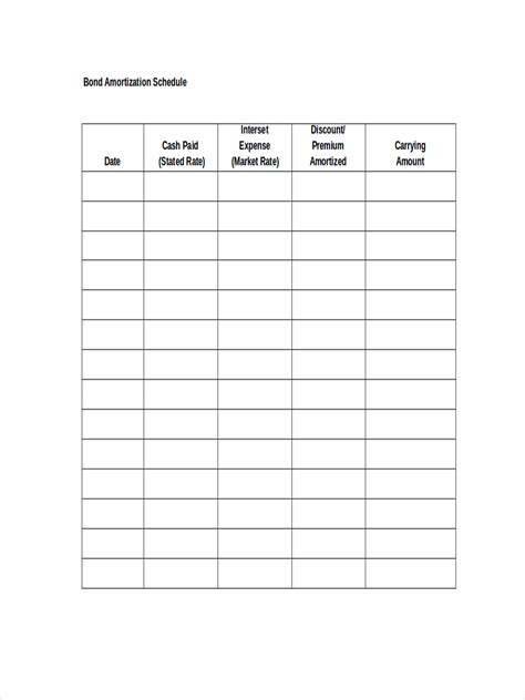 Basic Amortization Schedule Excel Excel Templates