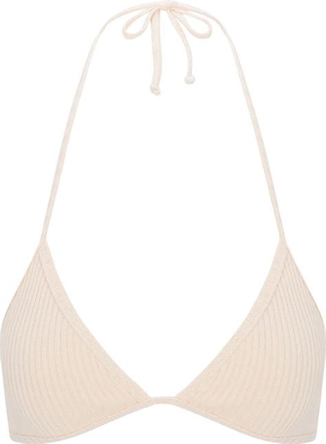 Bāben Women s White Natural Anita Bikini Top ShopStyle Two Piece Swimsuits