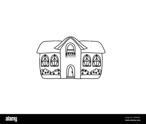 Sketch Doodle House Vector Illustration Stock Vector Image & Art - Alamy