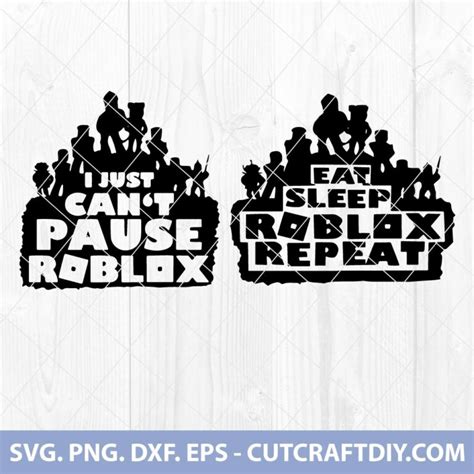 Roblox Svg Bundle Gaming Svg Png Dxf Eps Cut Files