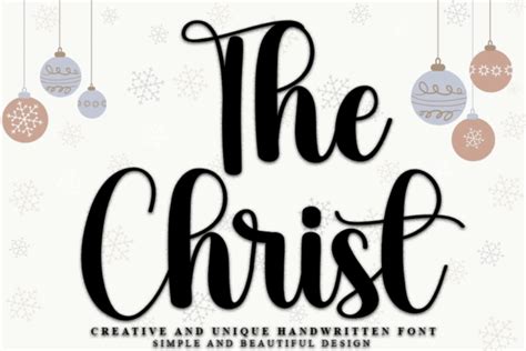 The Christ Font By PAYJHOshop Creative Fabrica