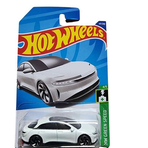 Hot Wheels 1 64 Car HW Green Speed Lucid Air Thomas Online