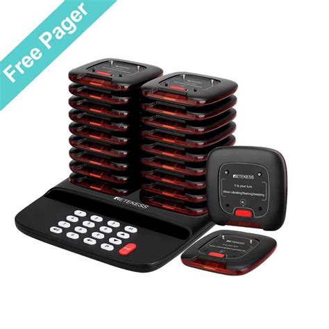 Retekess Guest Pager System Wireless Paging System For Business