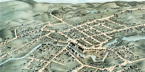 Beautifully Restored Map Of Ware Massachusetts From 1878 Knowol