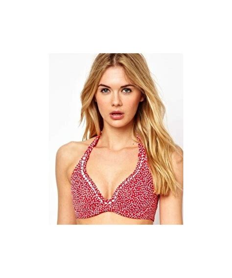 Freya Freya D Gg Calamity Underwired Halter Bikini Top Scarlet