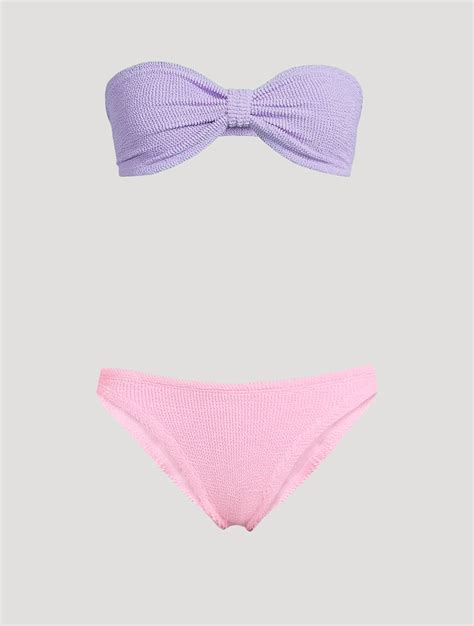 Hunza G Jean Bandeau Bikini Set Holt Renfrew