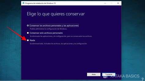 Cómo hacer una instalación limpia de Windows 10 desde cero