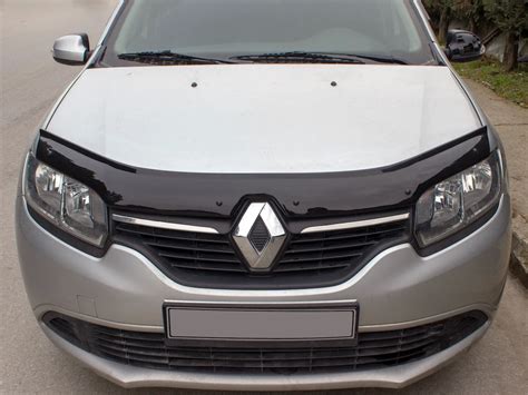Дефлектор Капота (EuroCap) для Renault Sandero 2013-2023 Гг — Купить ...