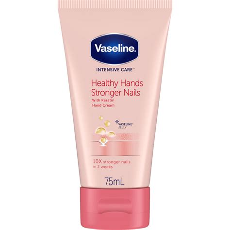 Vaseline Intensive Care Healthy Hands And Stronger Nails Handcrème 75 Ml