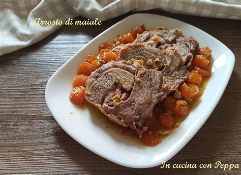 Arrosto Di Maiale In Padella Secondo Gustoso In Cucina Con Peppa